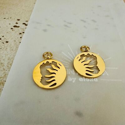 Charms de sol, luna y estrella