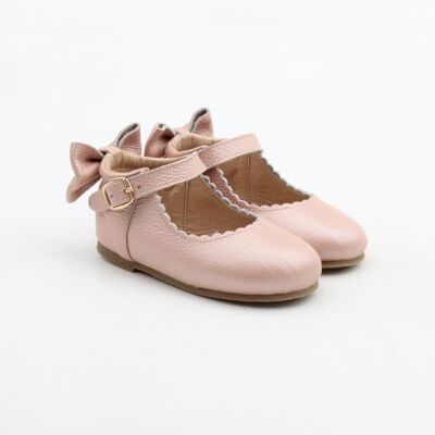 Vintage Pink' Dolly Shoes - Toddler Hard Sole