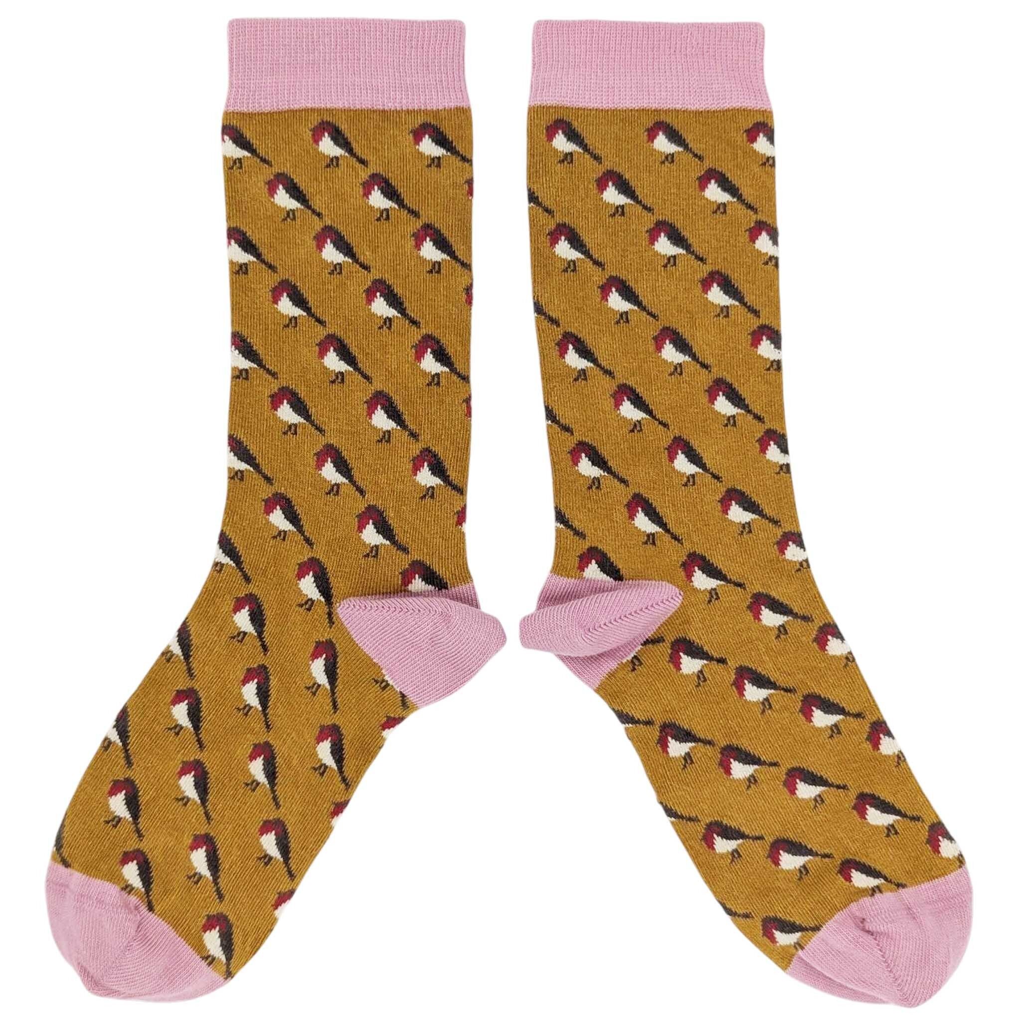 Söckchen - Baumwolle - Damen - ROBINS - Ingwer - Kartongröße 3