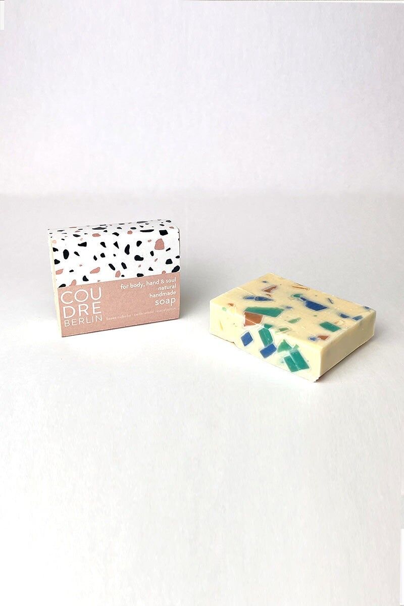Handmade limestone soap bar
