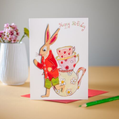 Ritchie the Rabbit Greetings Card