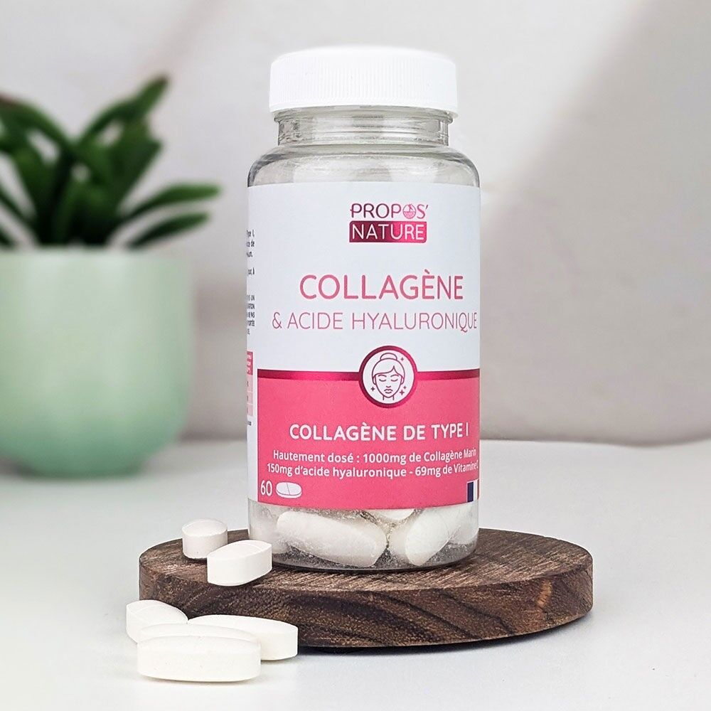 COLLAGENE, ACIDO IALURONICO E VITAMINA C - TONIFICAZIONE - 60 COMPRESSE