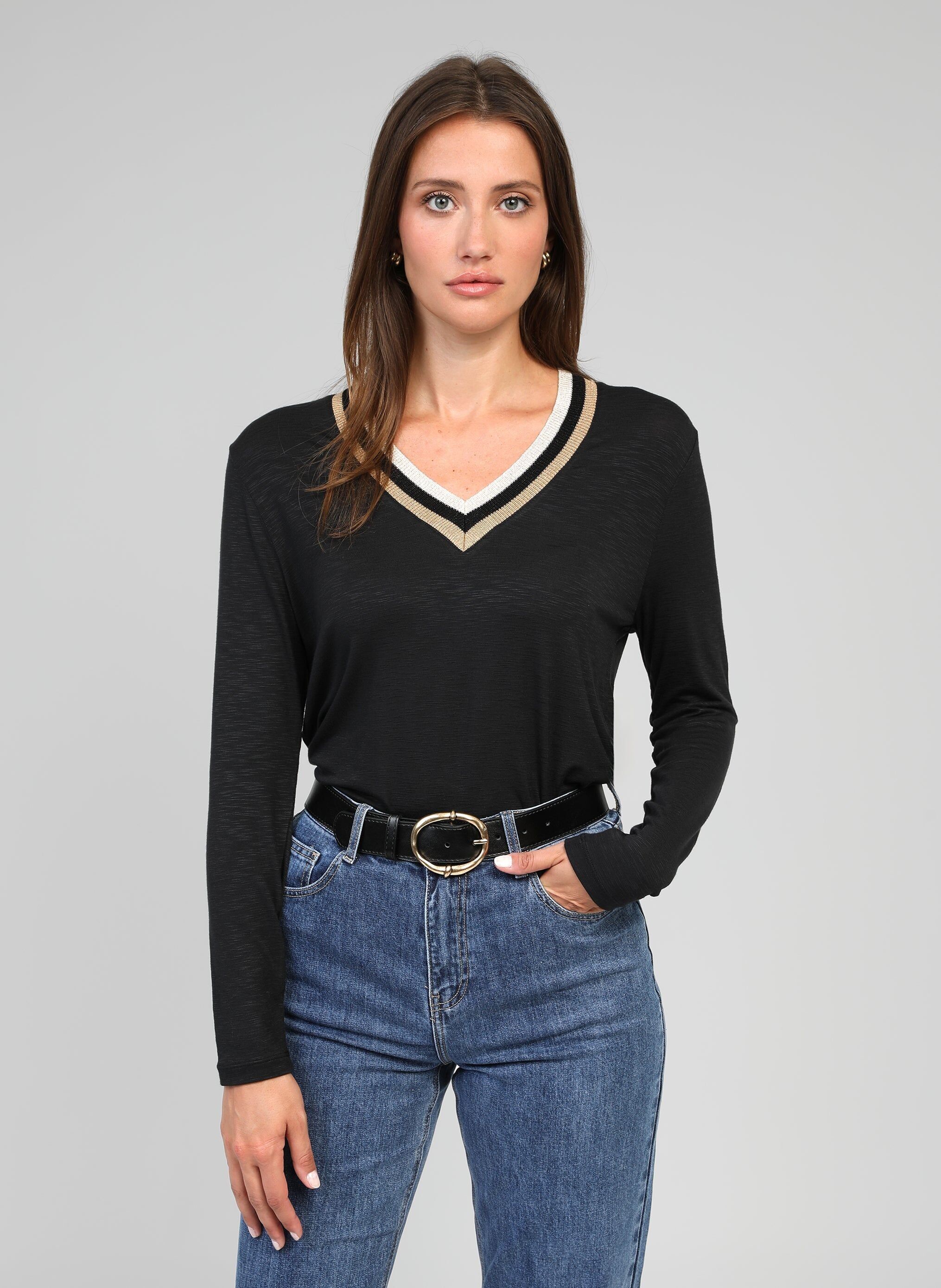 T-SHIRT nera TONGALI