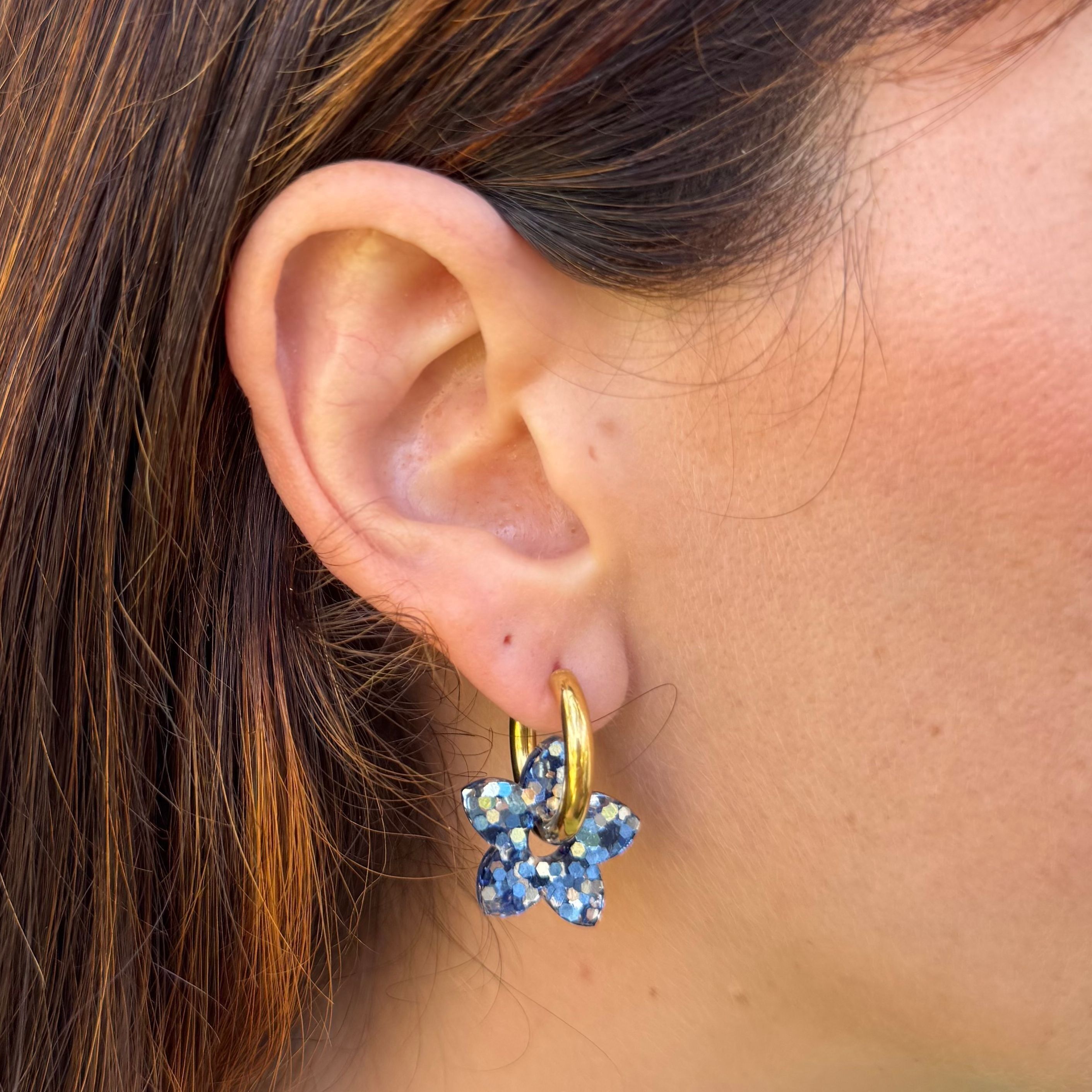 Tiaré Winterblaue Kreolen