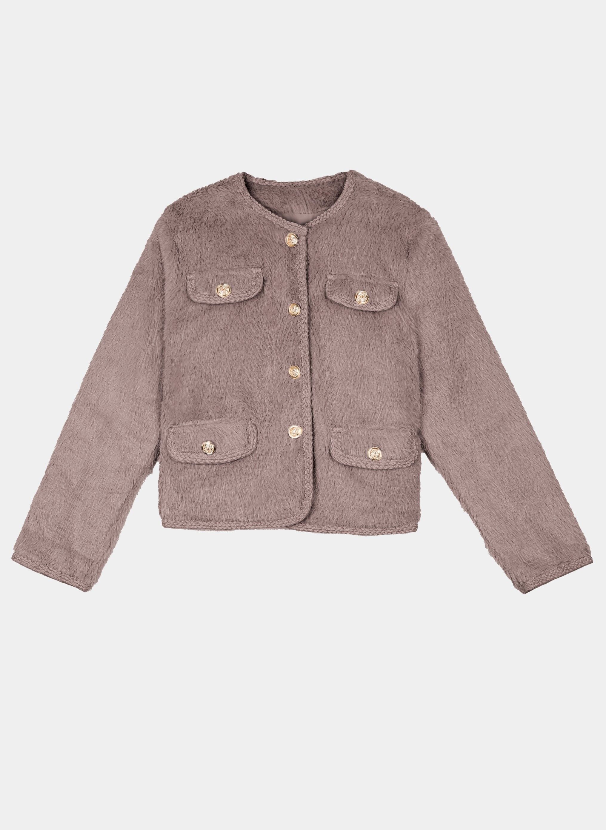 Giacca color talpa CATHIE