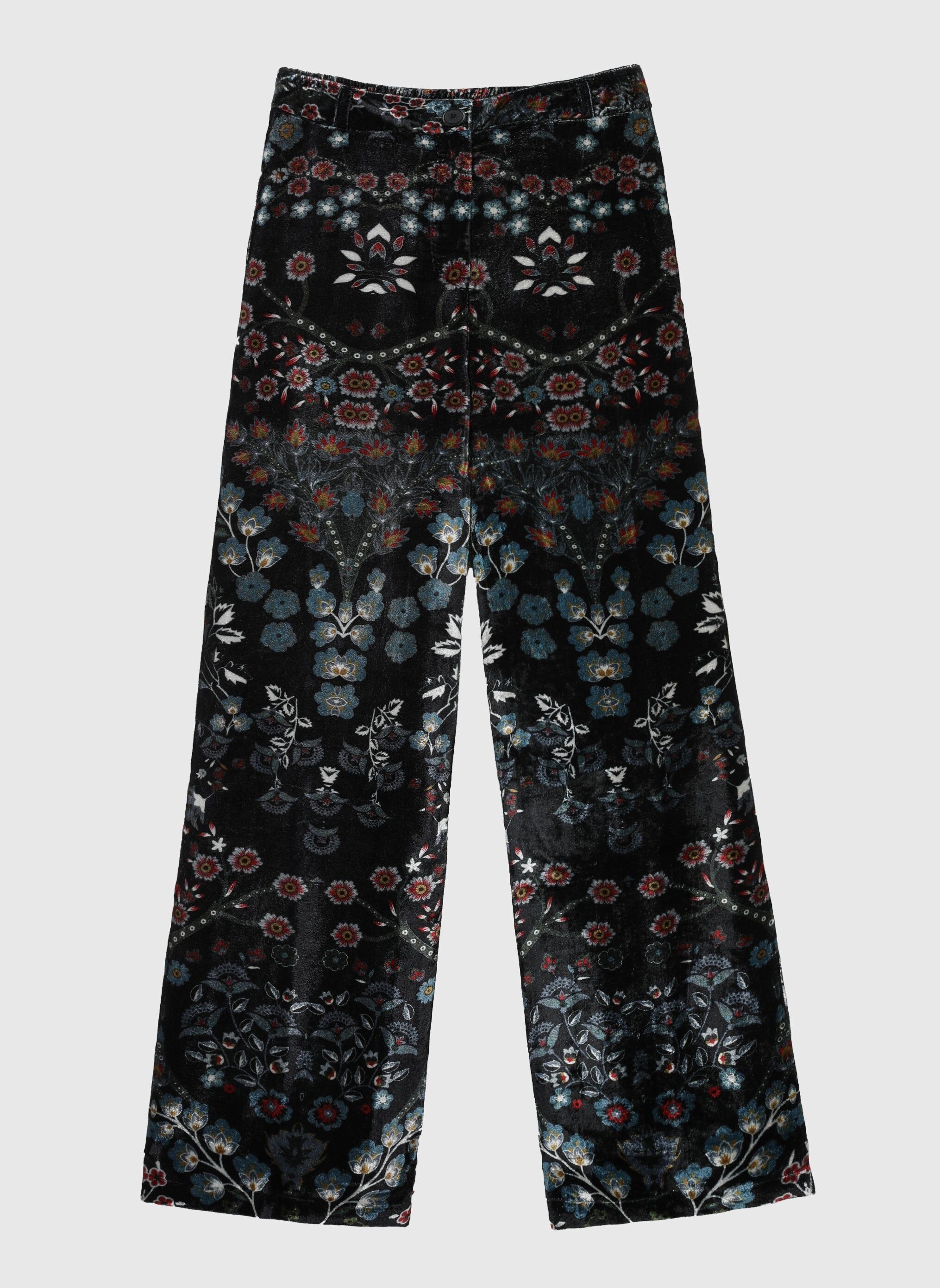 Pantaloni neri ROSS folina