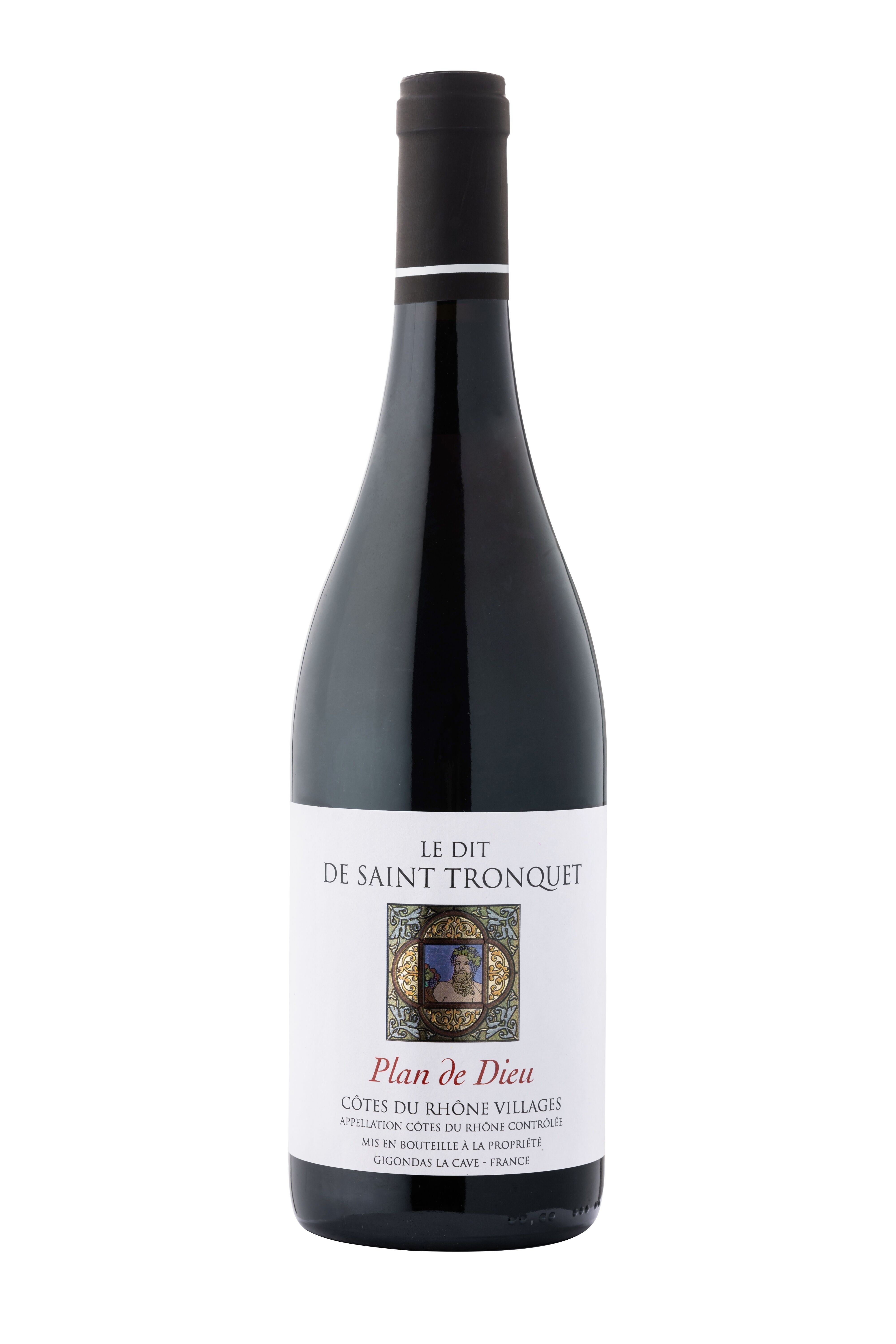 Vino rosso - Côtes du Rhône Villages Plan de Dieu Le Dit de Saint-Tronquet 2022 75cl