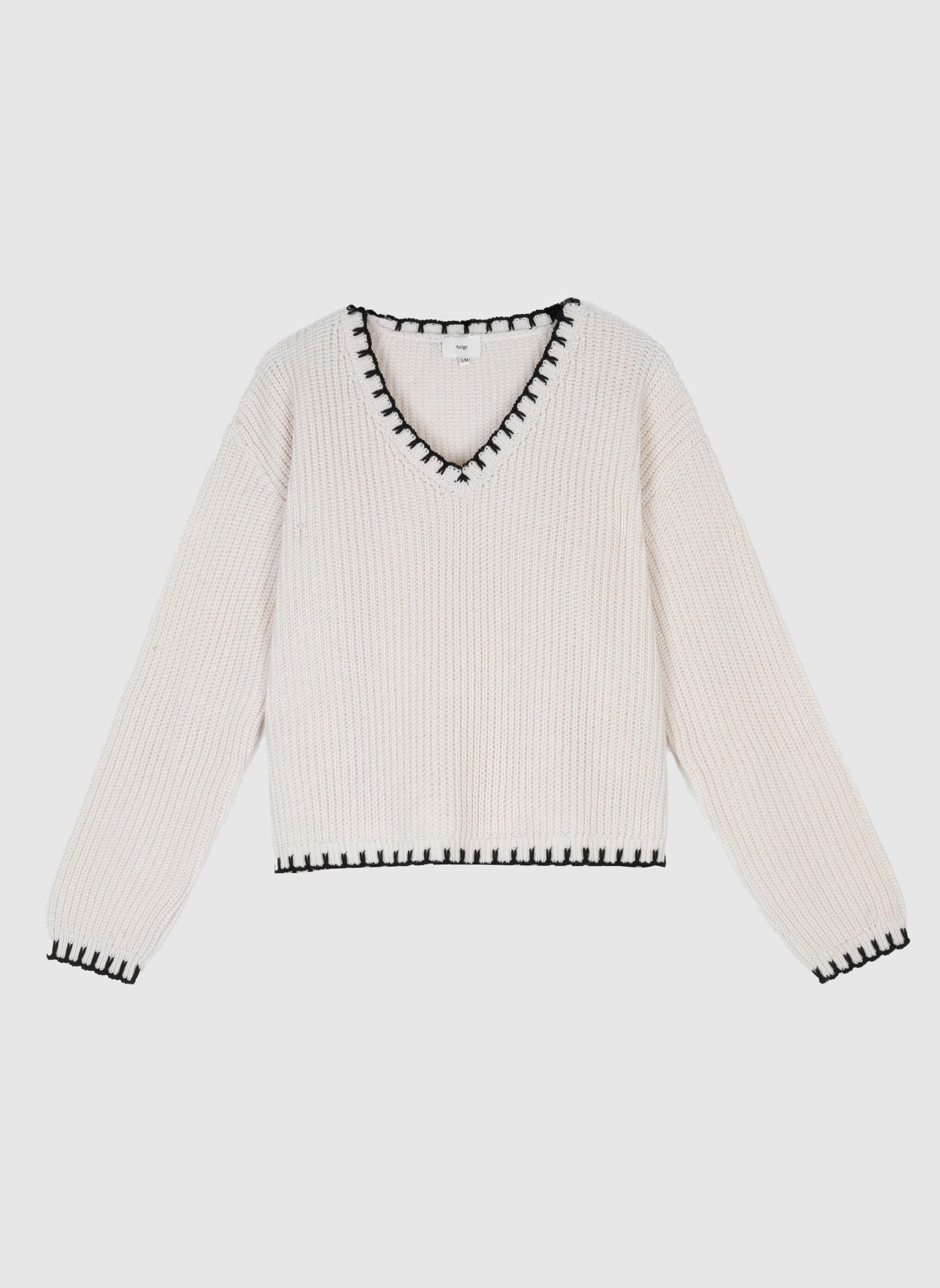 VALENTINE Ecru-PULLOVER