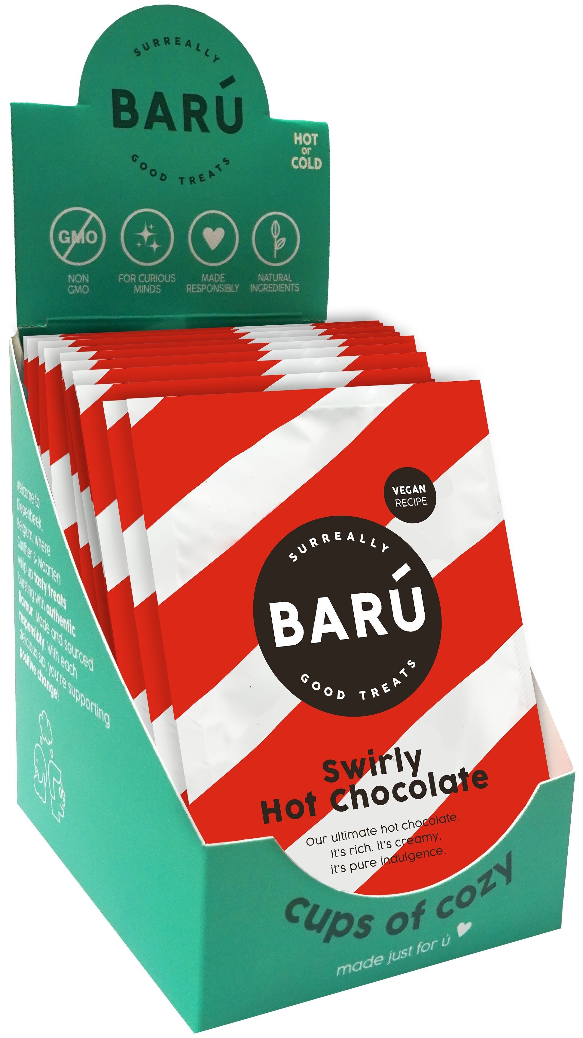 Barú - Hot Chocolate, powder 12 x 20 g