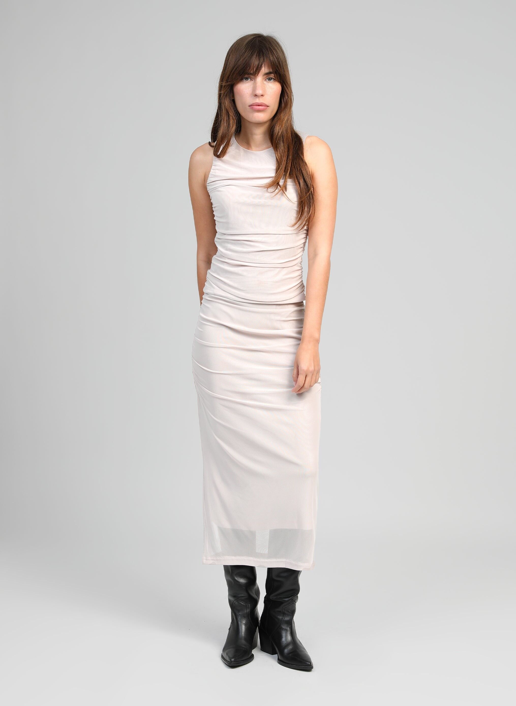 GONNA LUNGA JAZILO ecru