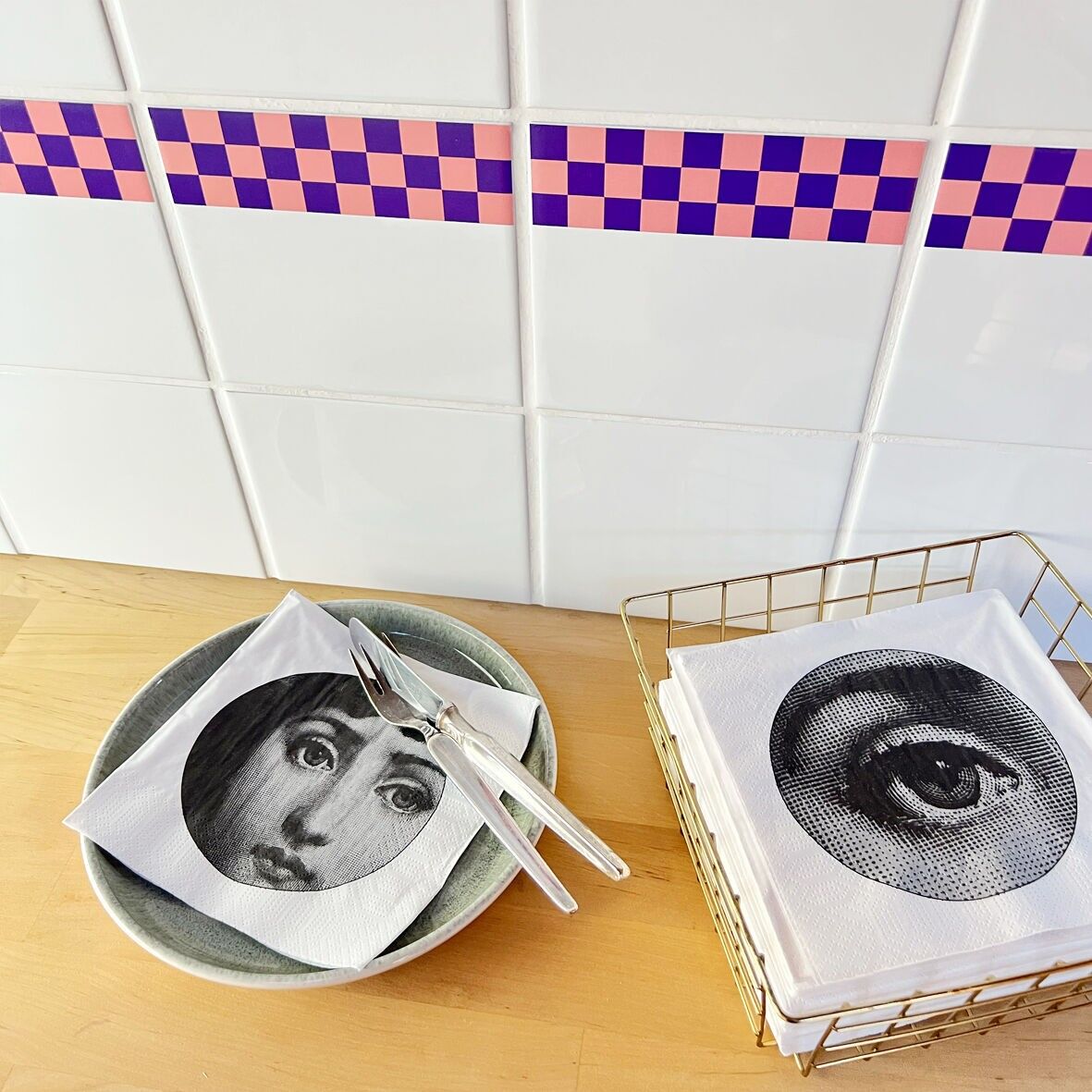 Border - Chess 04 - Sticker for tiles