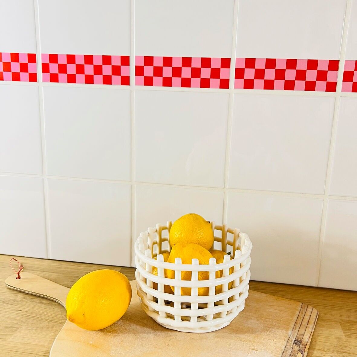 Border - Chess 06- Sticker for tiles