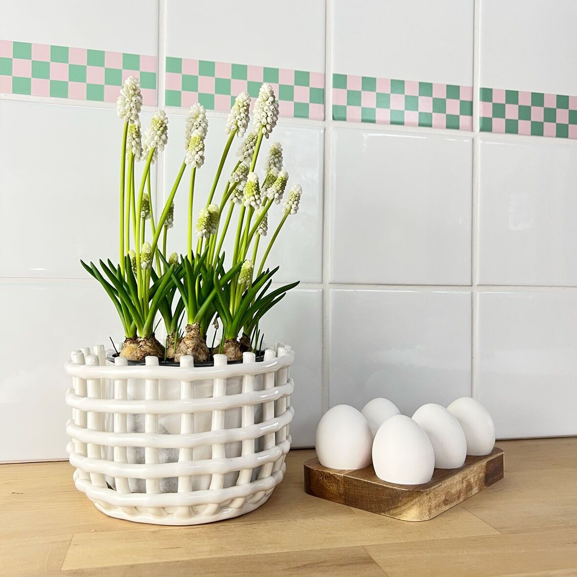 Bordüre - Chess 08- Aufkleber für Fliesen