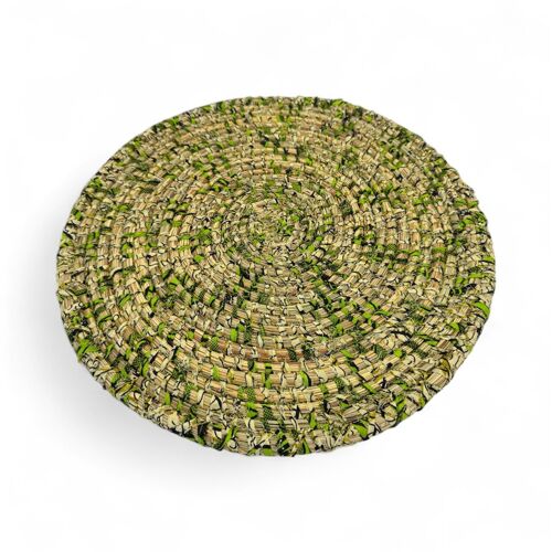 Set de table Pindé en wax vert