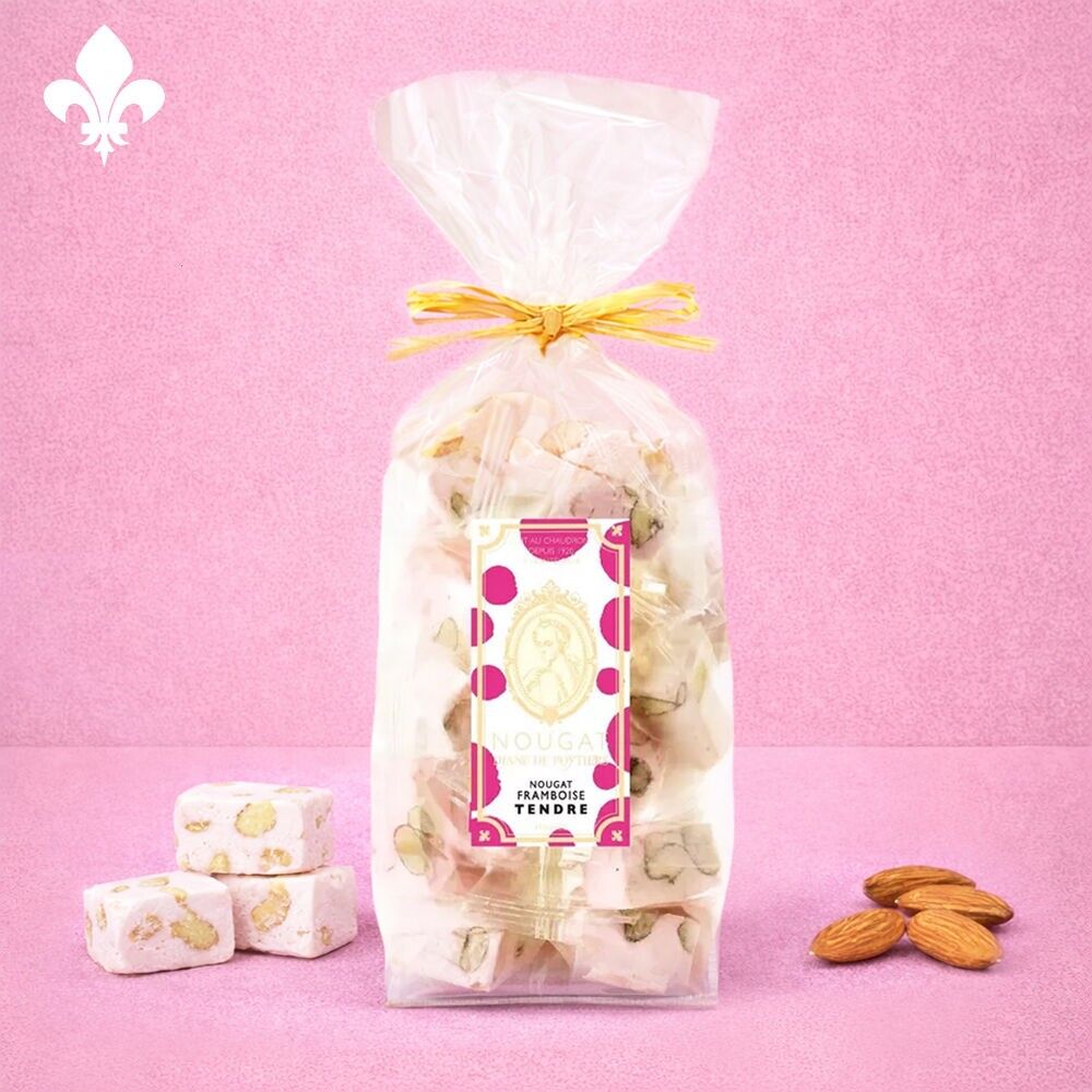 Raspberry Nougat, natural flavoring & coloring 150g bag