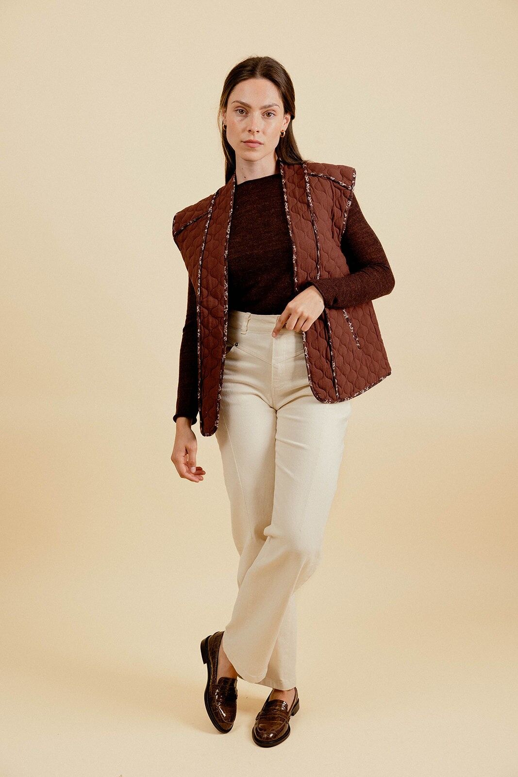 MIRA Ärmelloser Steppmantel