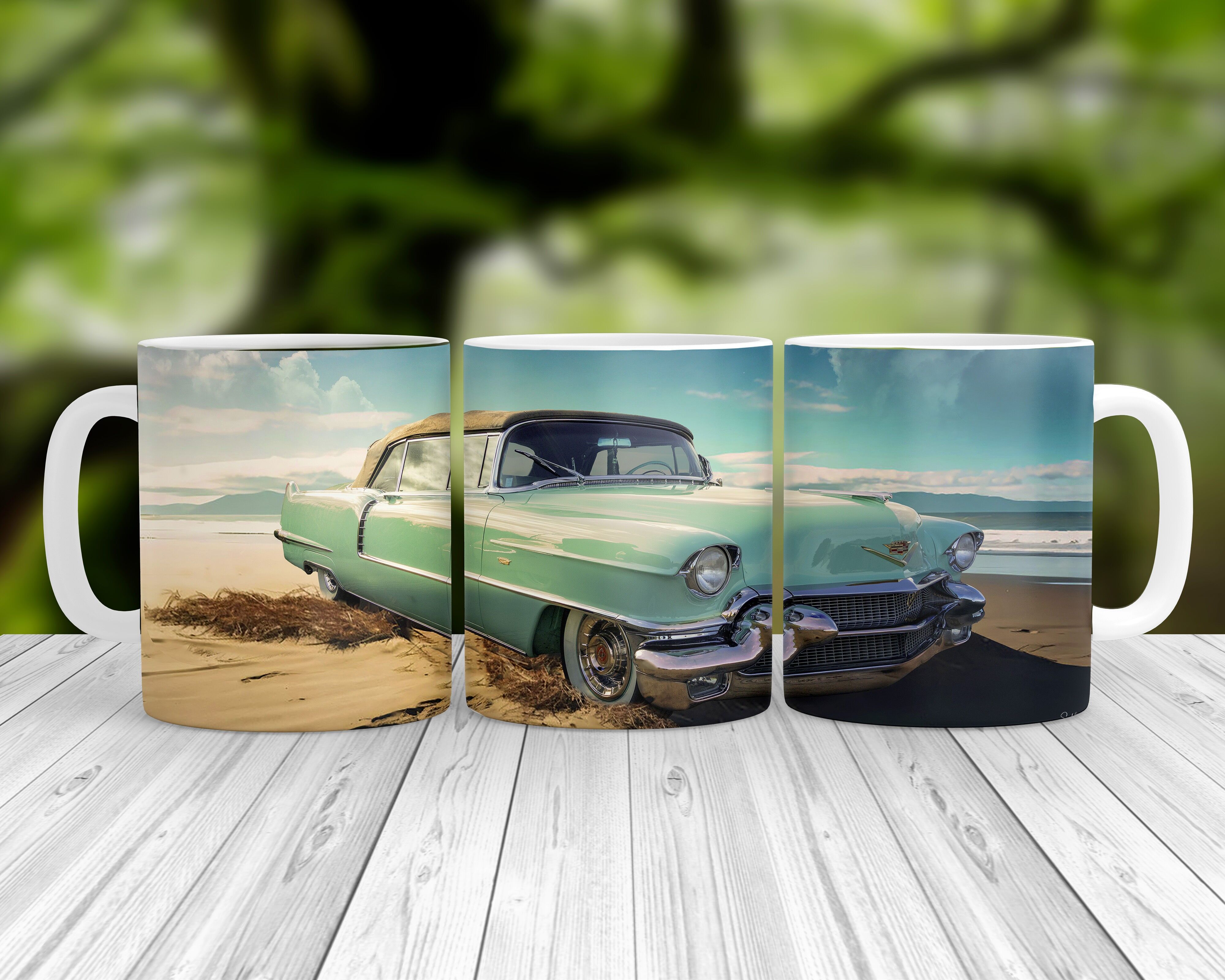 Cadillac antique mug