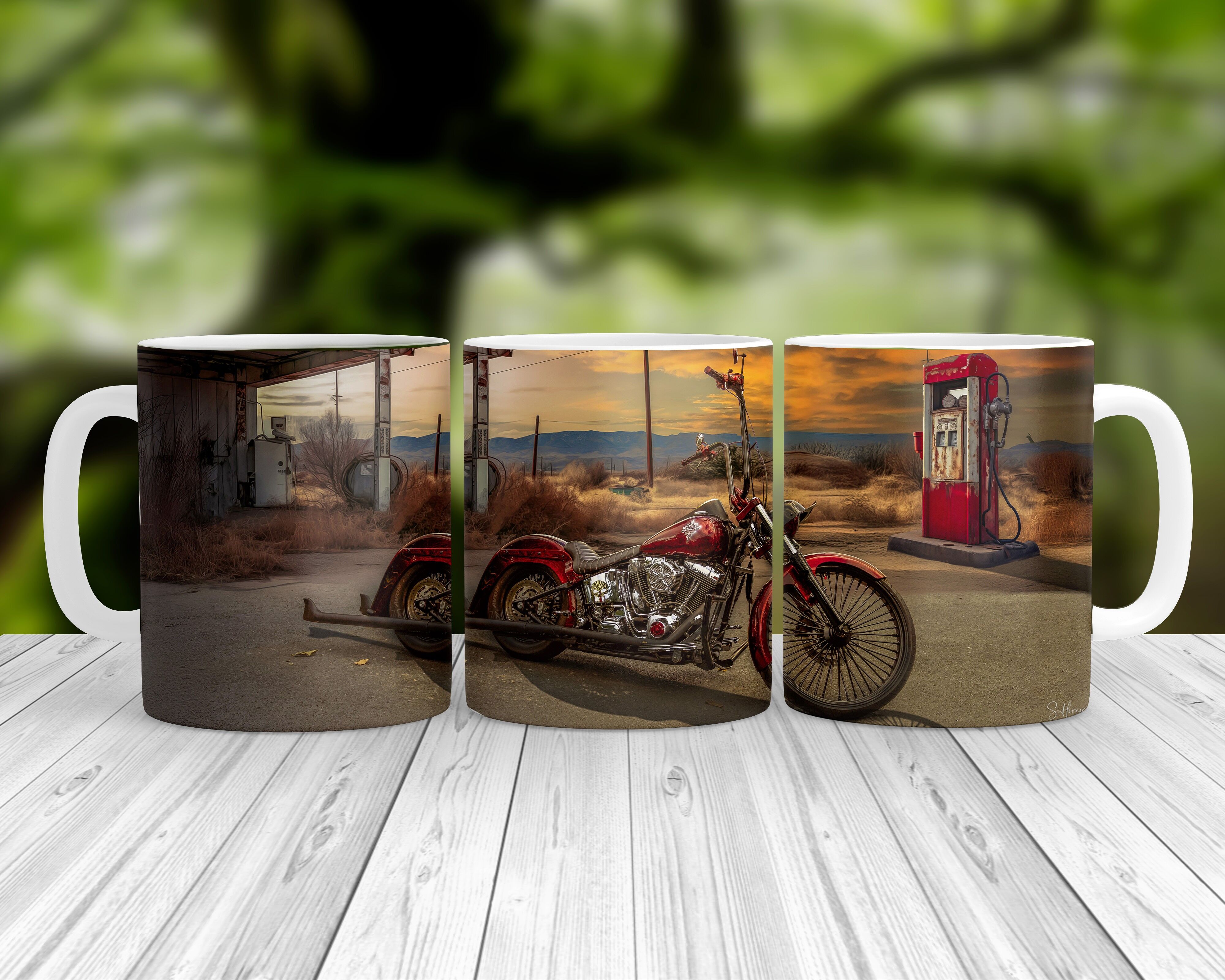 harley davidson softail heritage mug