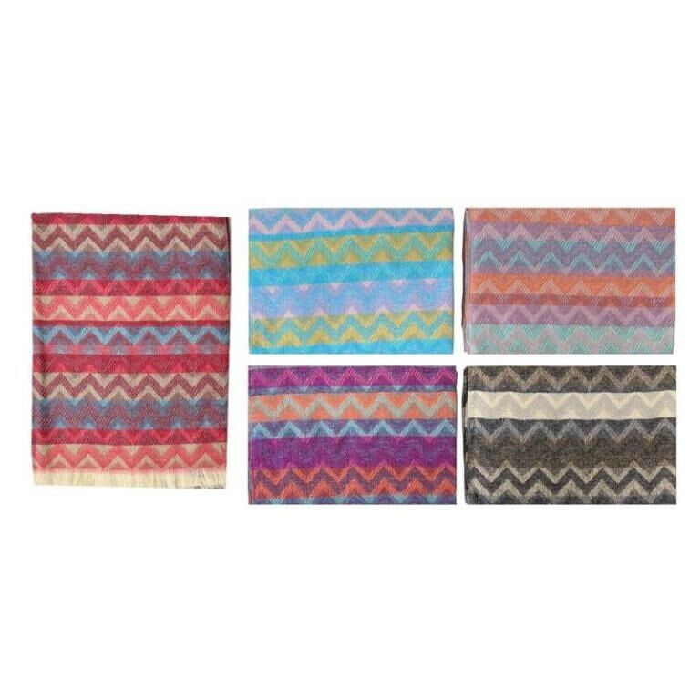 Damen Wollschal mit mehrfarbigem Design