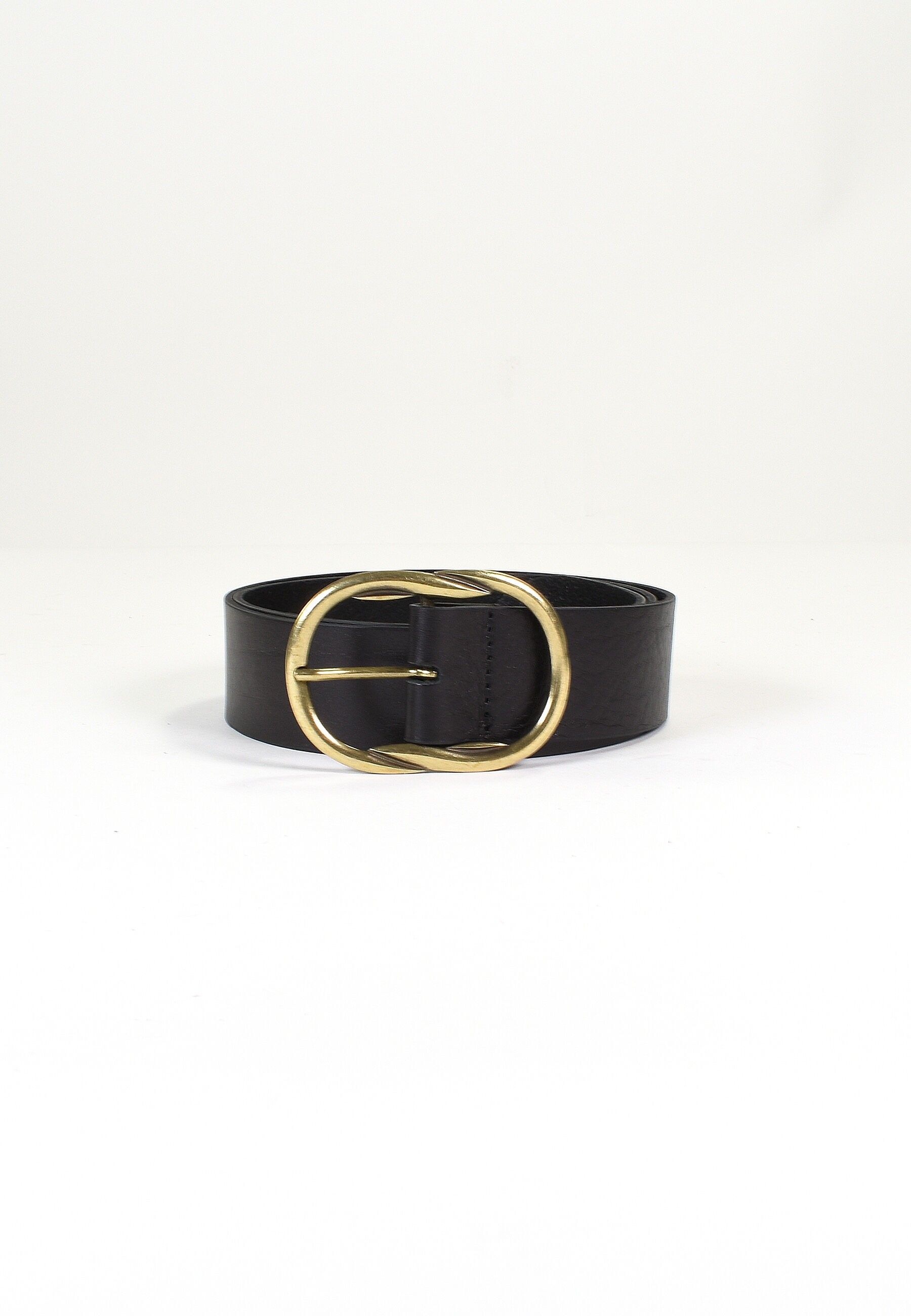 KALLISTA Ledergürtel, ovale Schnalle mit gekreuzten Spitzen