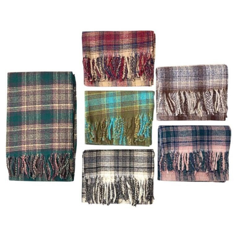 Damen Wollschal mit hochwertiger Qualität und Fransen