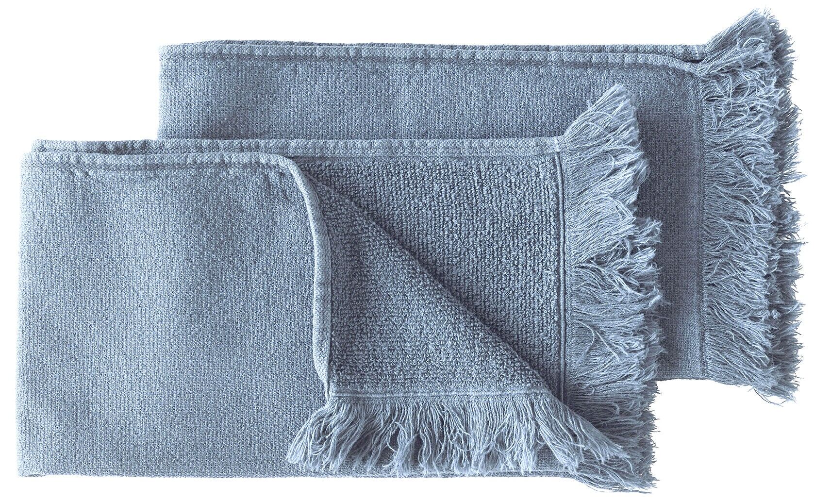 Set di 2 asciugamani per ospiti Luna Bluetiful 50 x 30