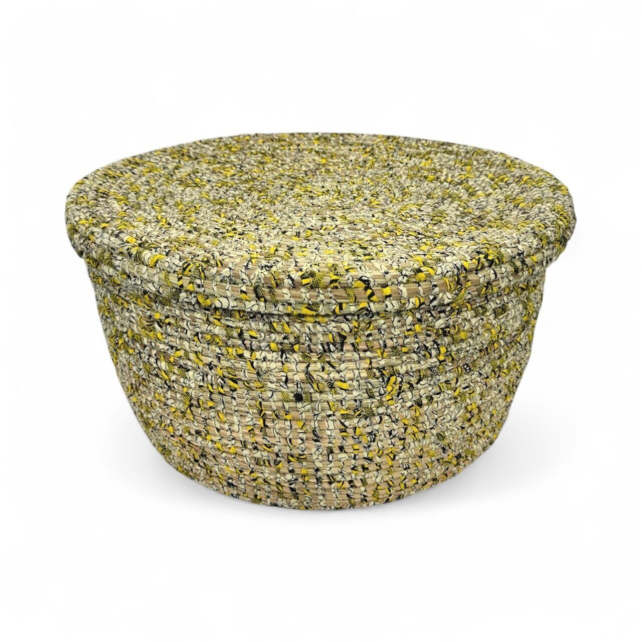 Set di 3 cestini porta-giocattoli in tessuto cerato