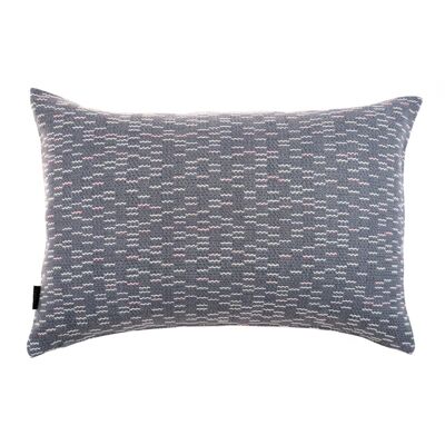 Coussin allongé clapotis blue