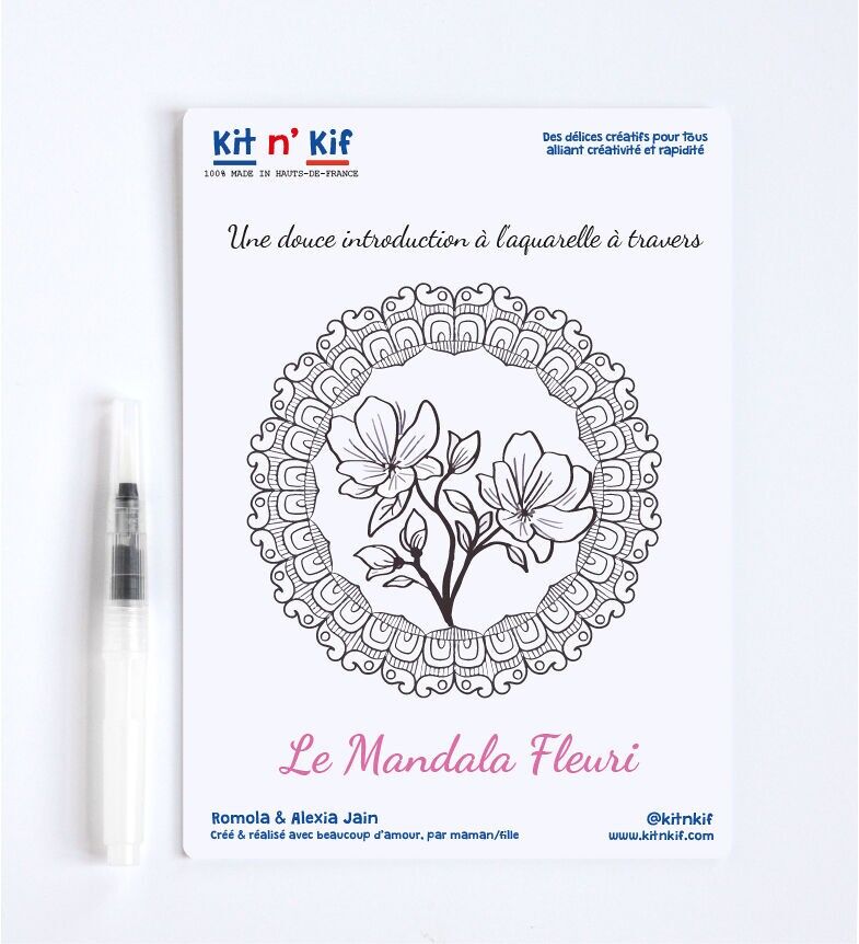 Aquarell-Set – Das Blumen-Mandala