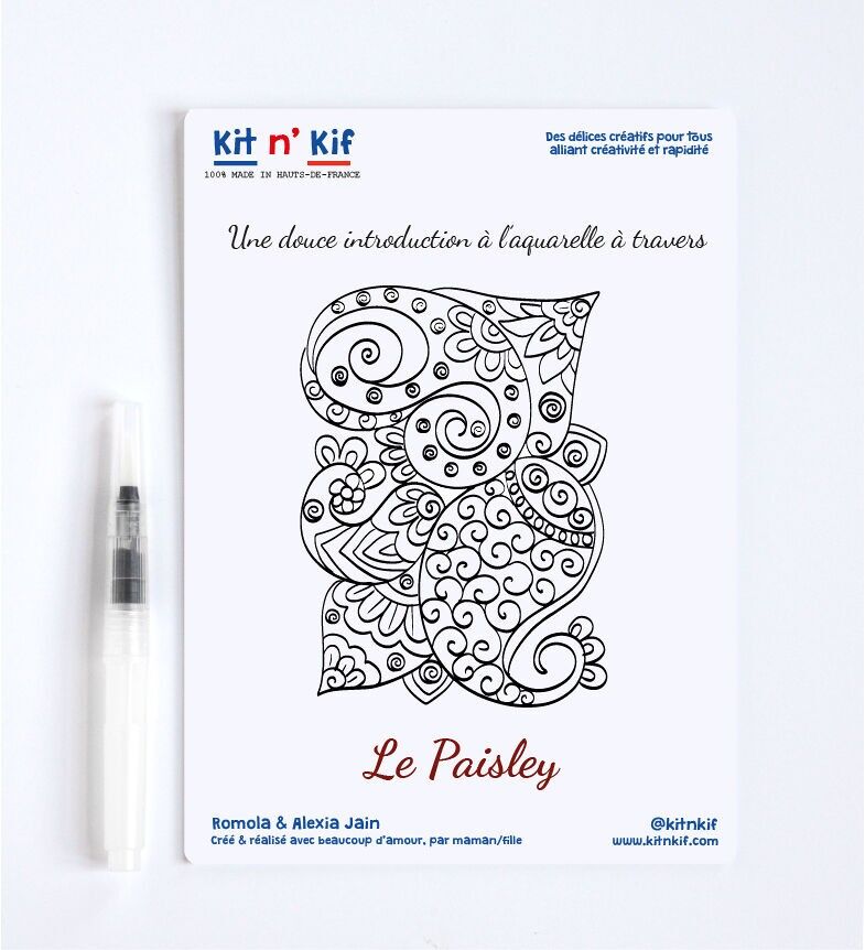 Aquarell-Set – Das Paisley