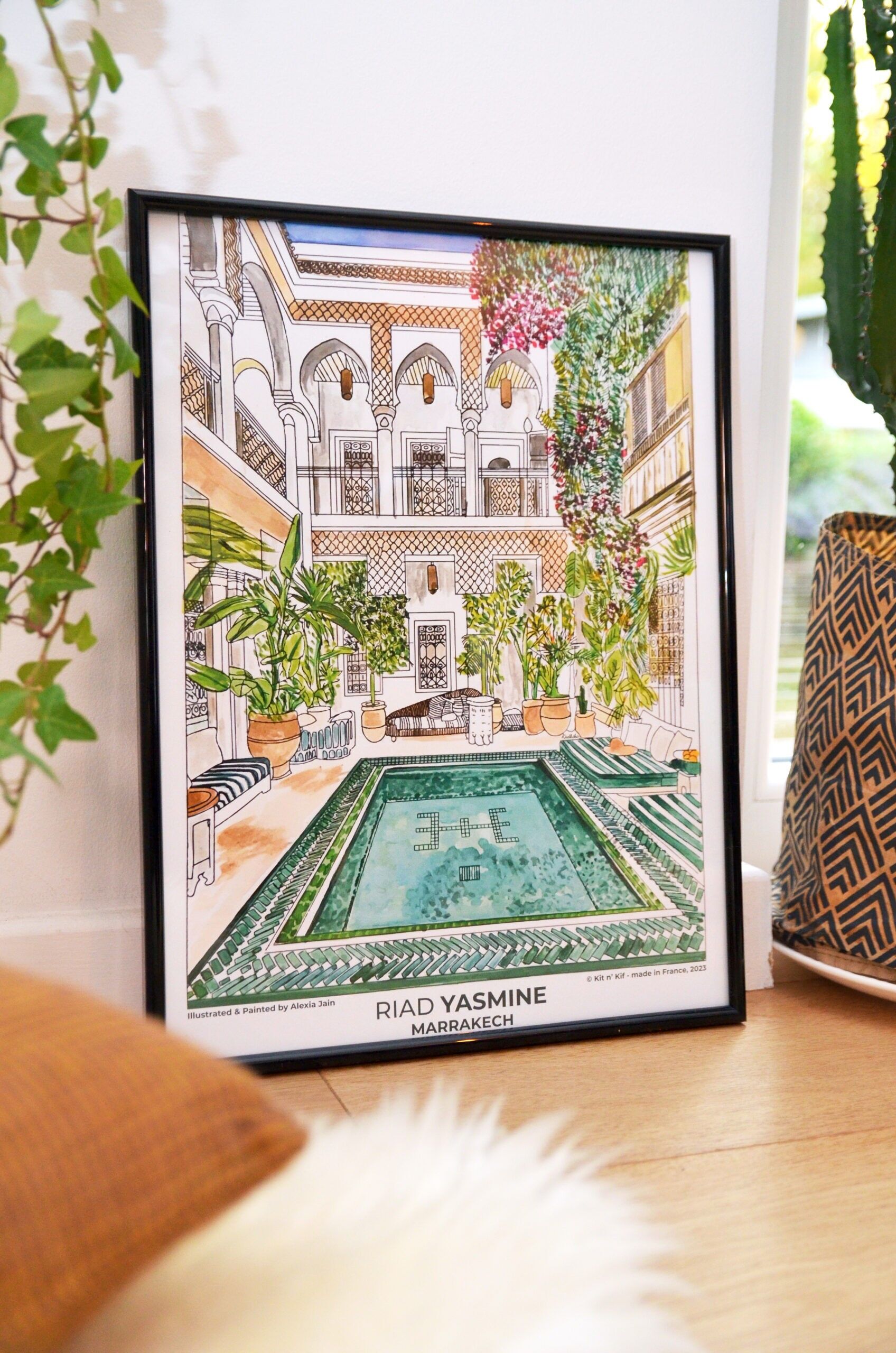 Poster prestampato RIAD YASMINE A3