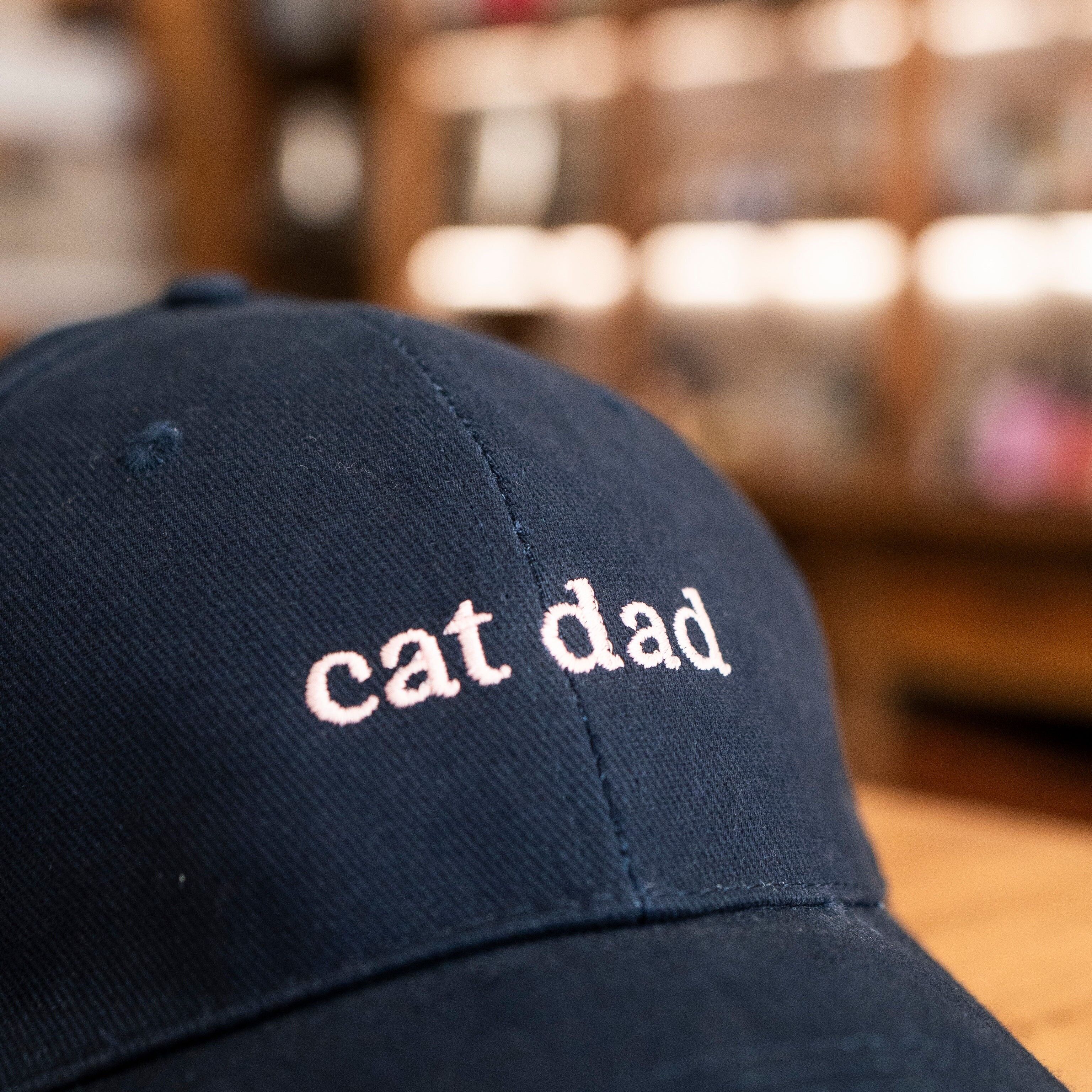 Casquette cat dad - bleue marine