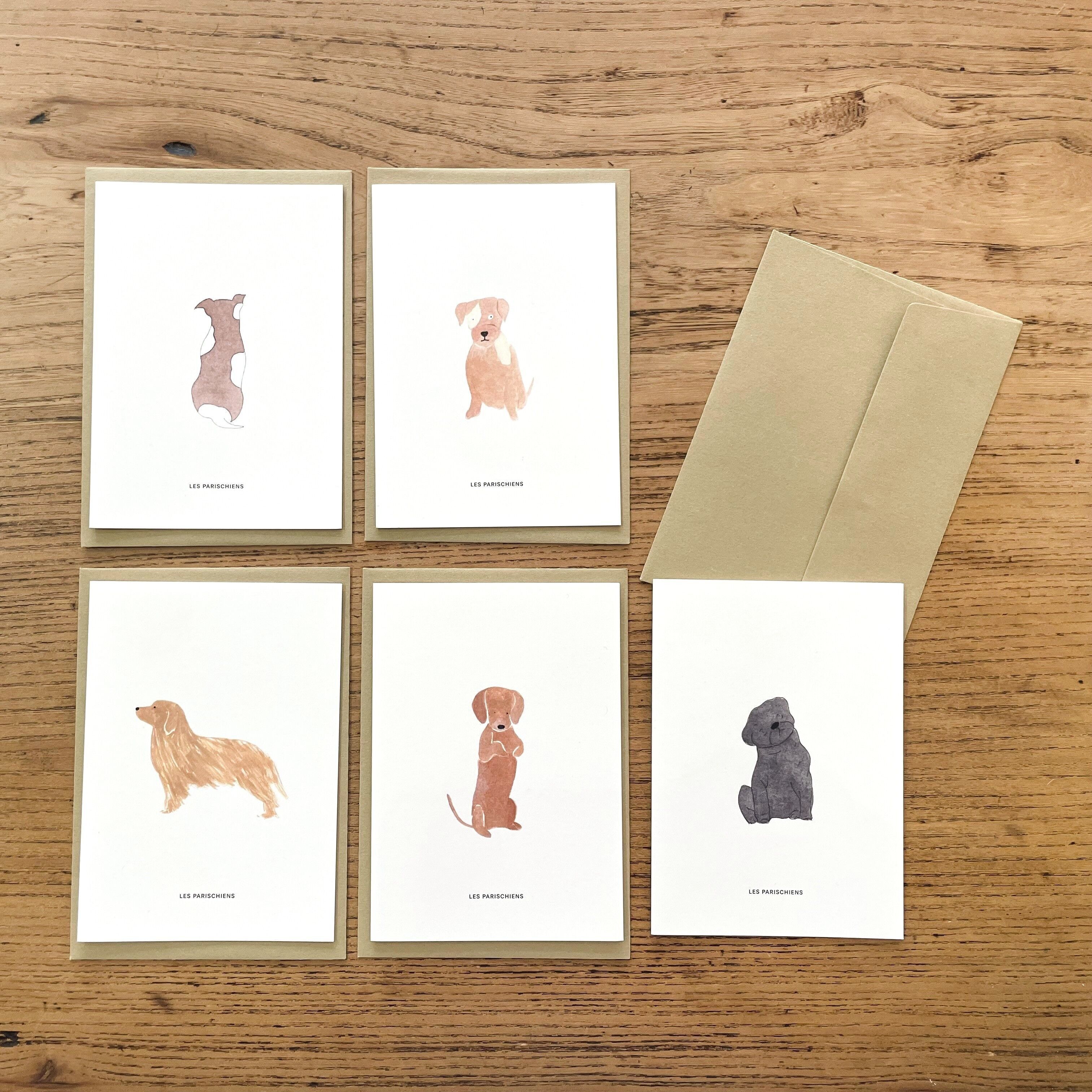 Set mit 5 Postkarten