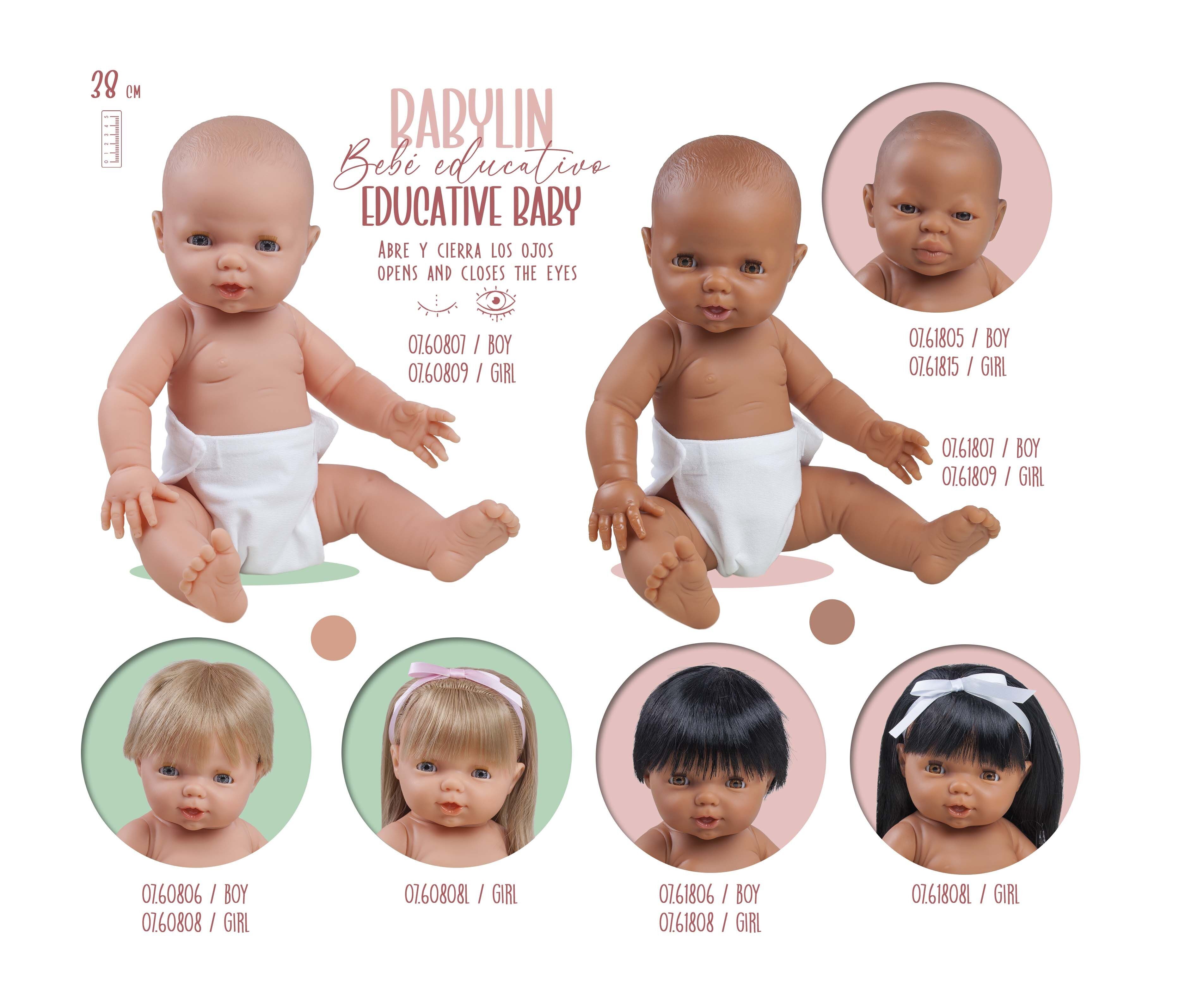 POUPÉE BABYLIN / BÉBÉ ÉDUCATIF