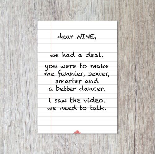 Dear Wine..