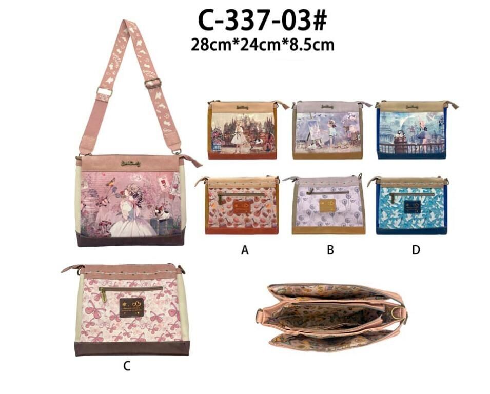 Sweet Candy Damen-Umhängetasche, Kunstleder, Puppe