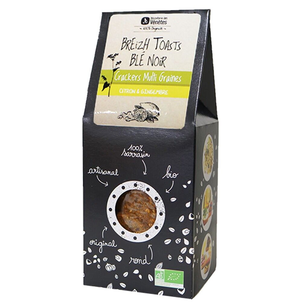Breizh Toast Mehrkorn Zitrone & Ingwer - Vorspeisencracker
