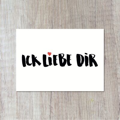 Ick liebe dir.