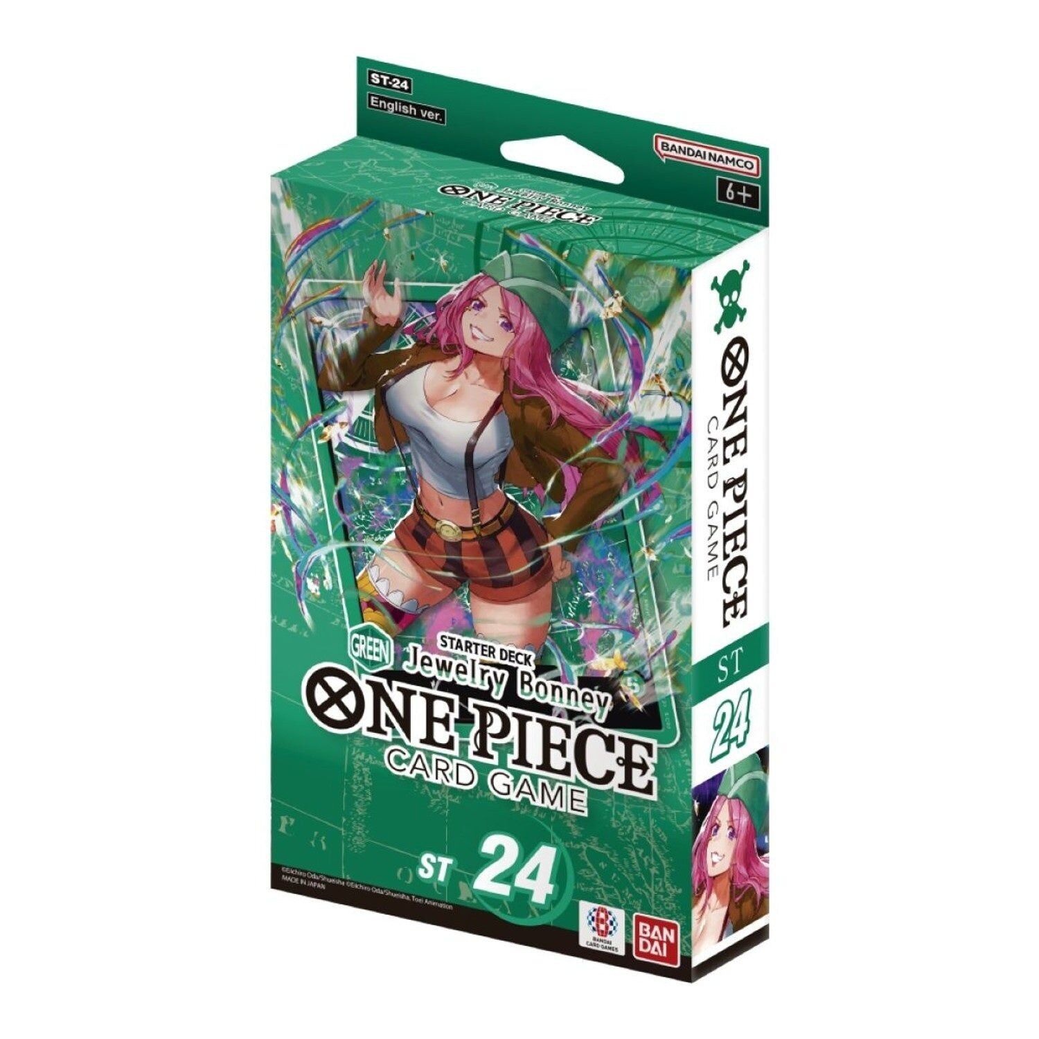 One Piece Green Jewelry Bonney (ST24) Mazzo iniziale (51 carte)