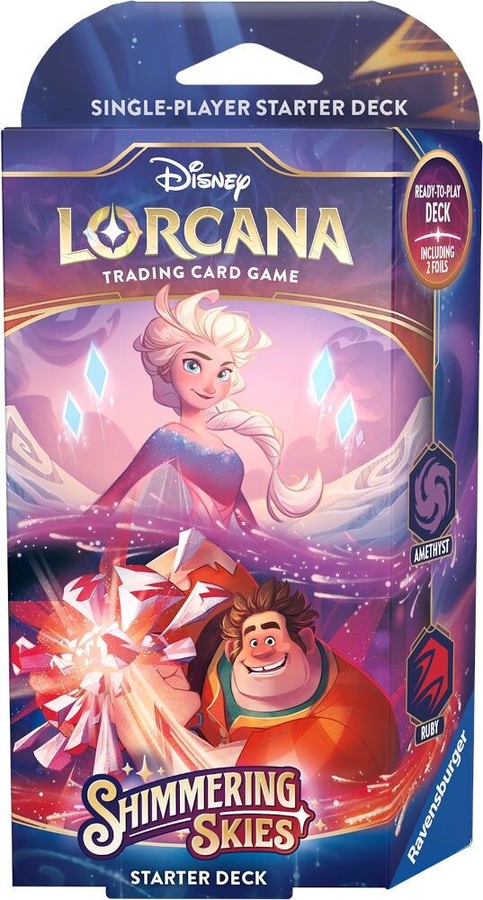 Disney Lorcana : Le premier chapitre - Deck de démarrage Elsa Ralph (ANG)