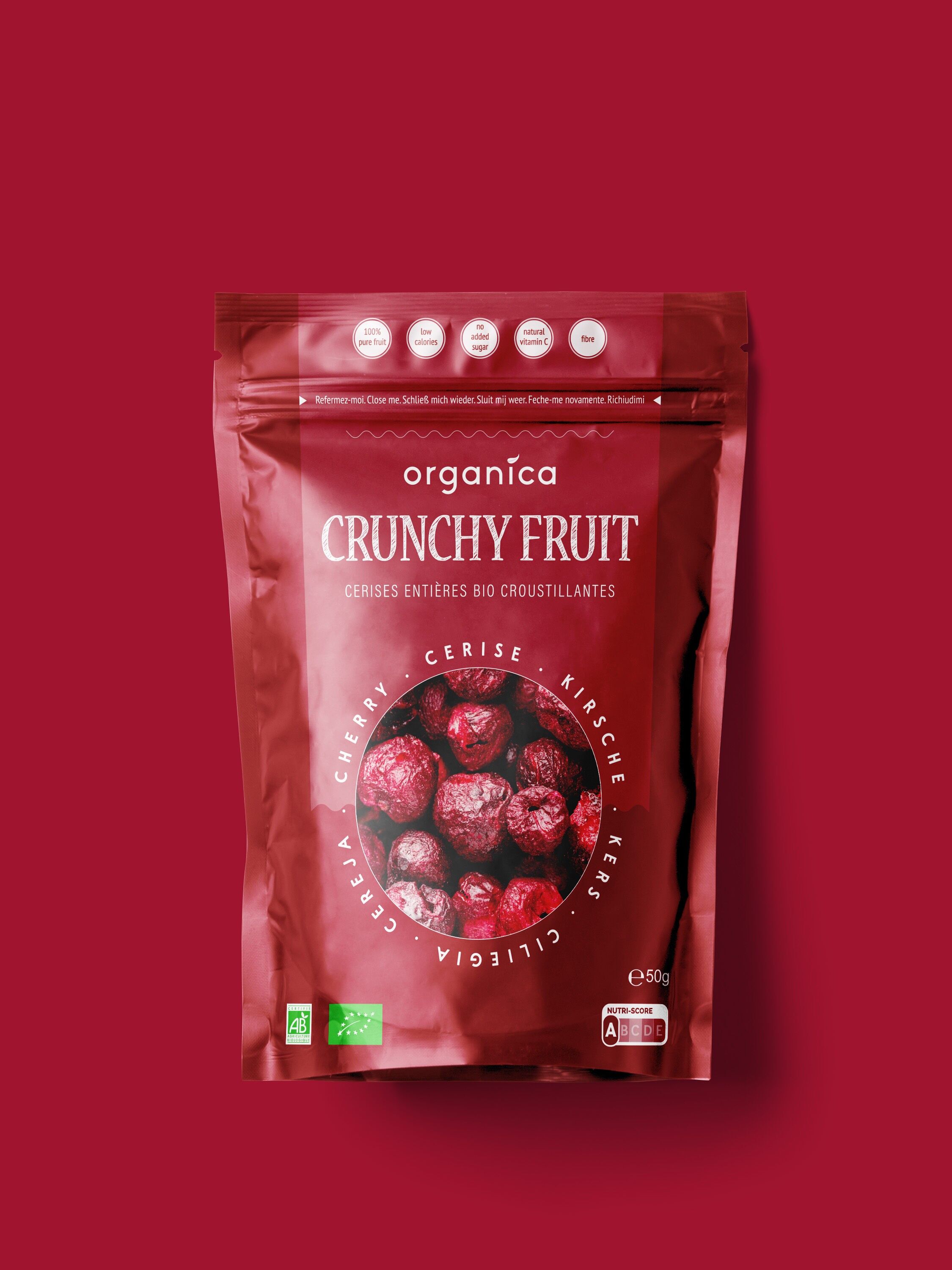 Cerezas orgánicas liofilizadas PACK FAMILIAR