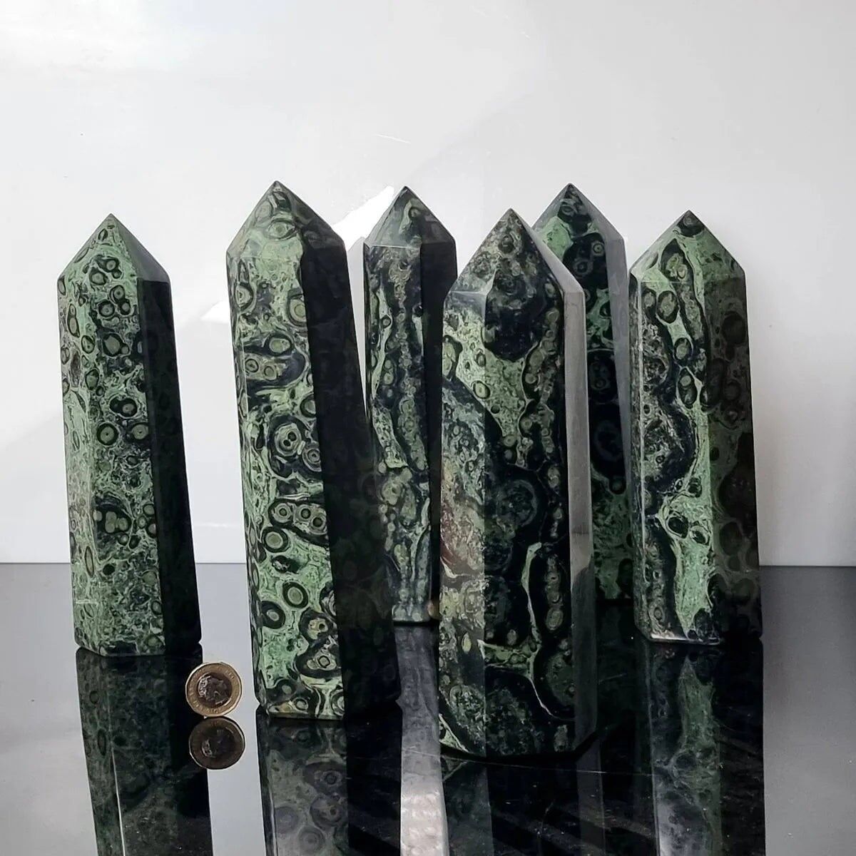 Kambaba-Jaspis-Kristallprisma groß – Kambaba-Prisma x1