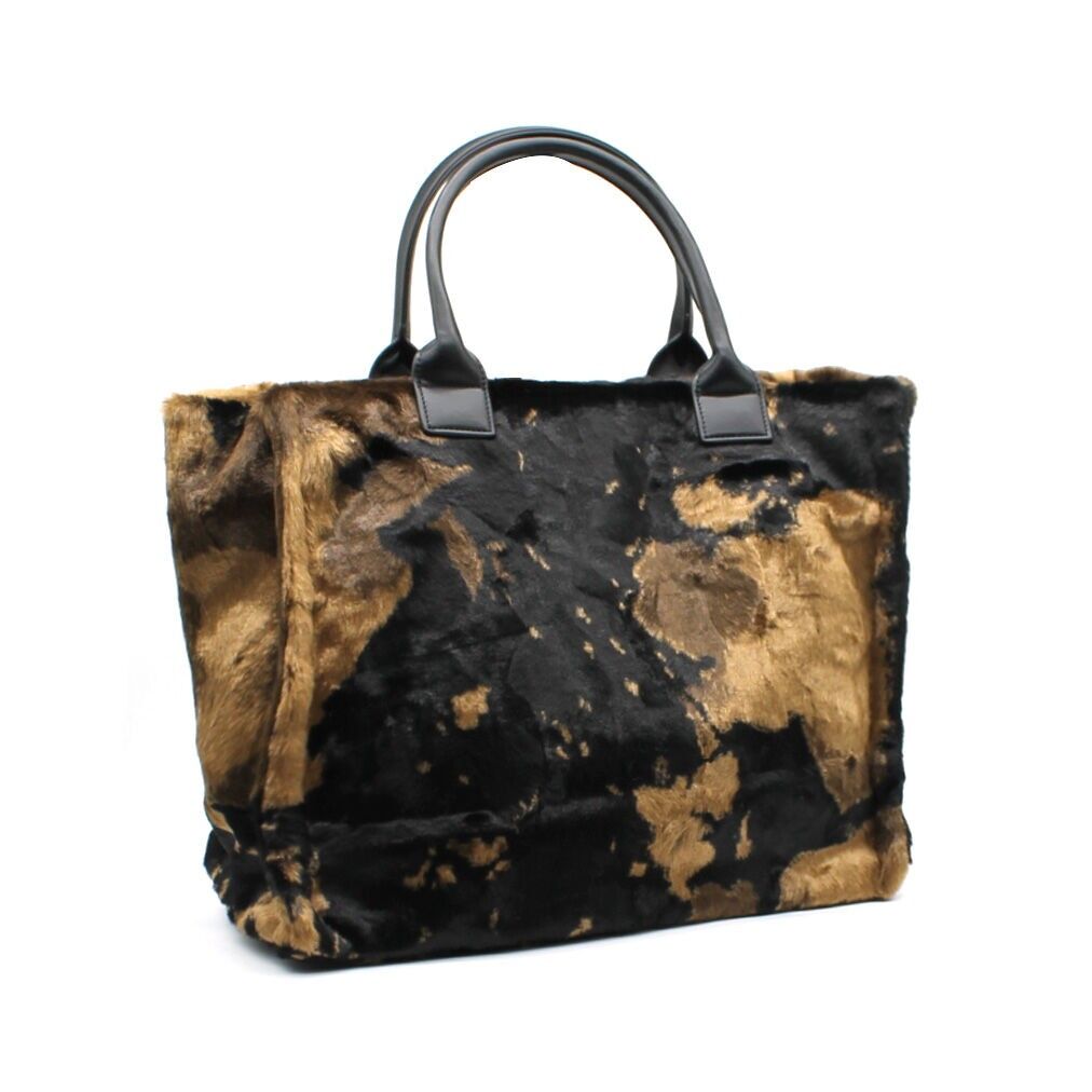 Cabas imprimé vache à poignées rigides