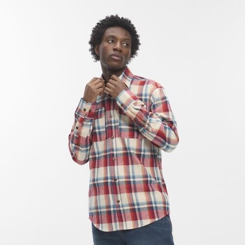 SULLIVAN SH 01-ECRU ROT BLAU KARO