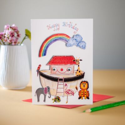 Noah's Ark Greetings Card