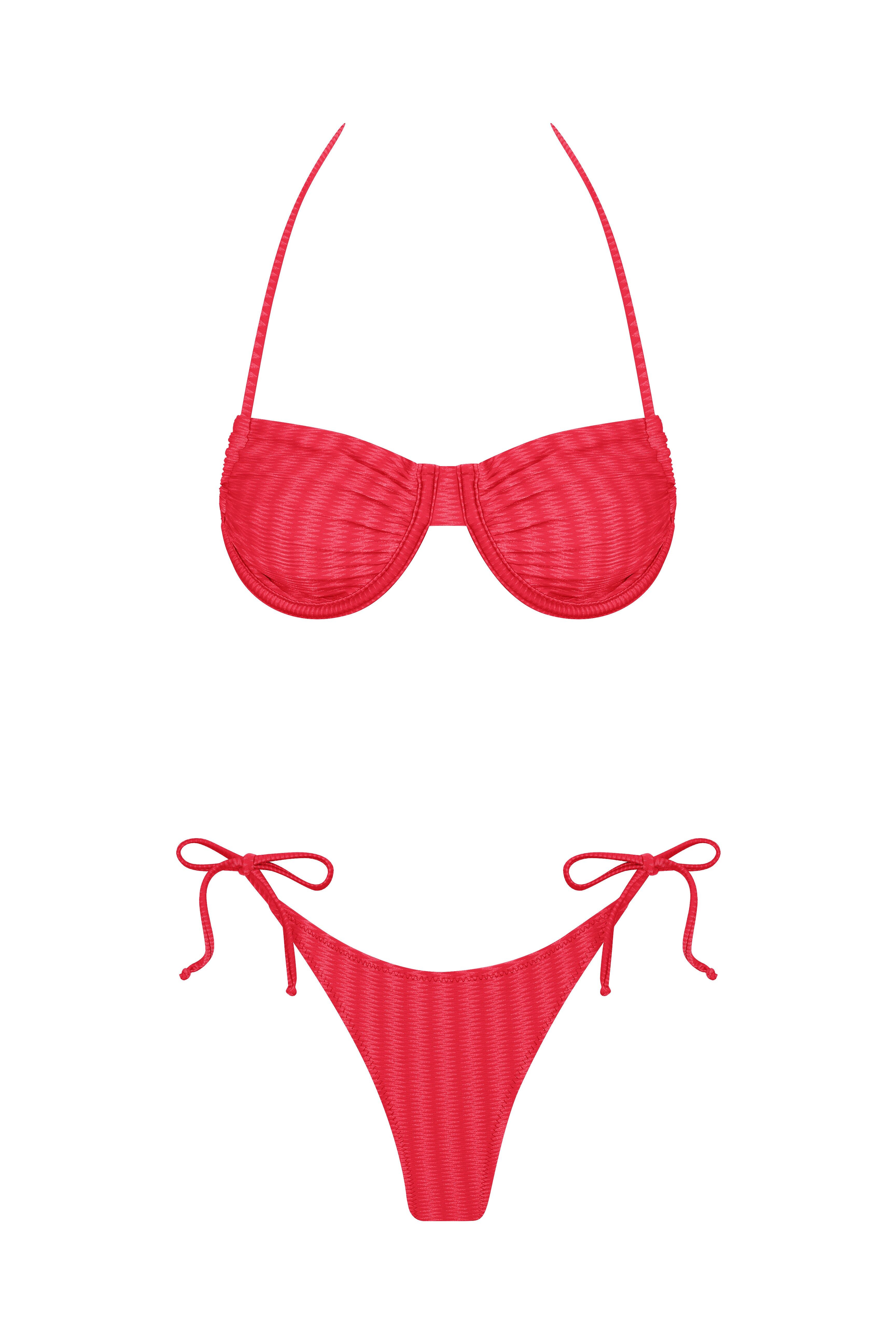 BIKINI MARGHERITA ROSSO