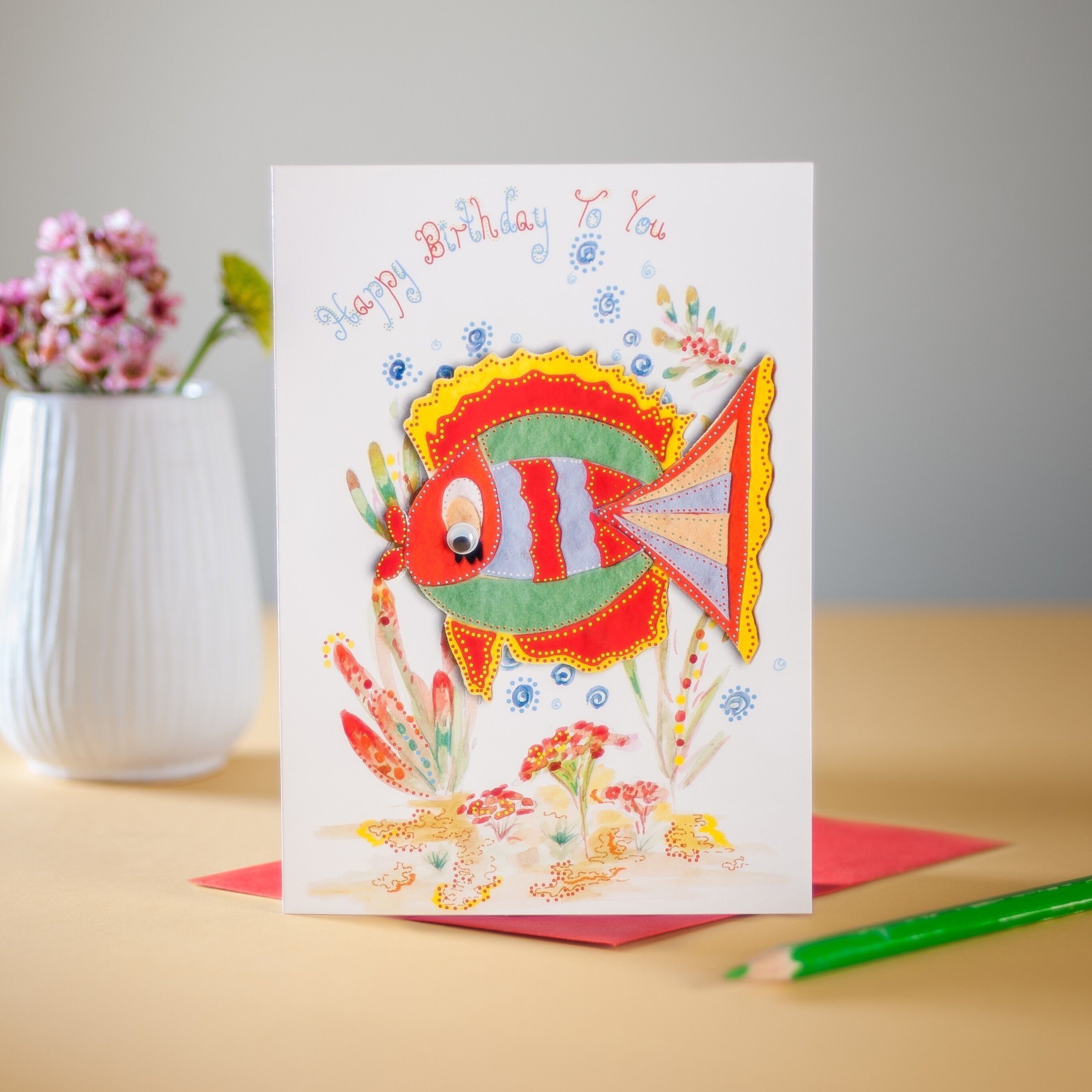 Biglietto di auguri Filo Il Pesce