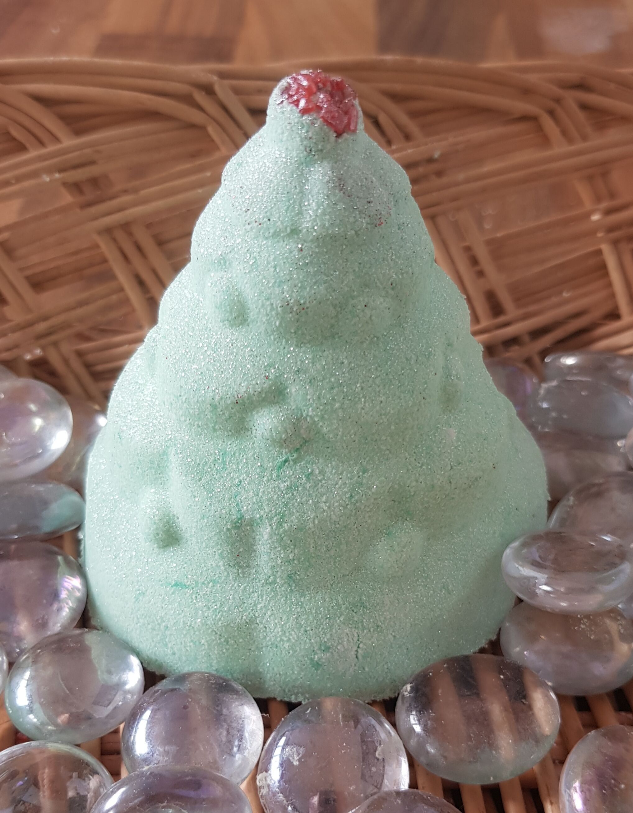 Bombe de bain sapin de Noël