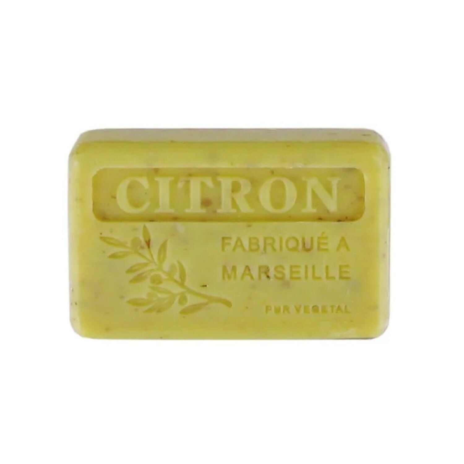 Marseille-Seife 125 g – Duft Zitronenstückchen (Savon de Marseille)