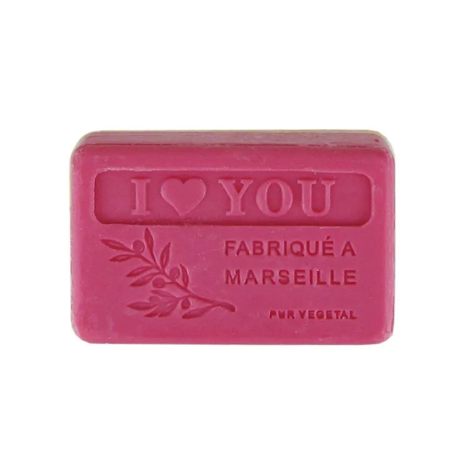 Marseille-Seife 125 g – I LOVE YOU (Savon de Marseille)